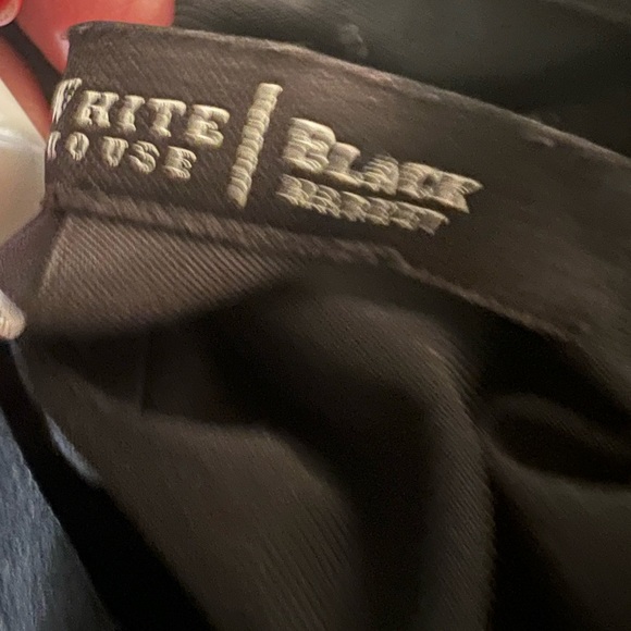 White House | Black Market halter with ruffles across the front and a silver bar - Picture 6 of 7